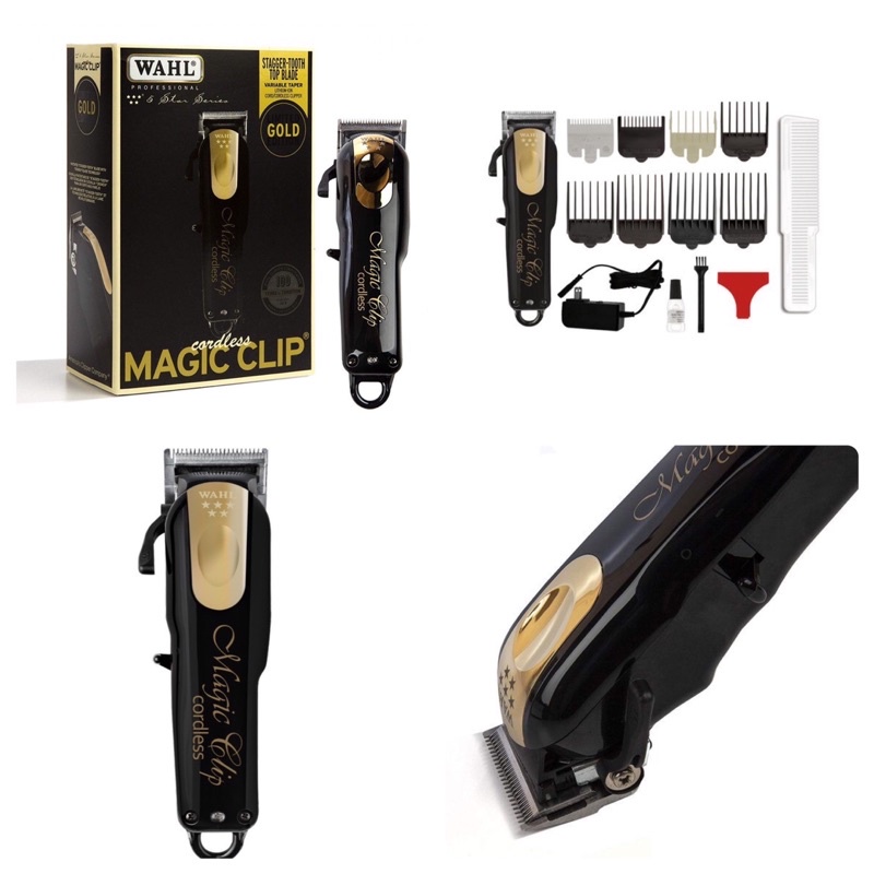 Tông đơ cắt tóc WAHL Magic Clip 8 cữ gá thép Cao Cấp cho các salon tóc Chuyên Nghiệp