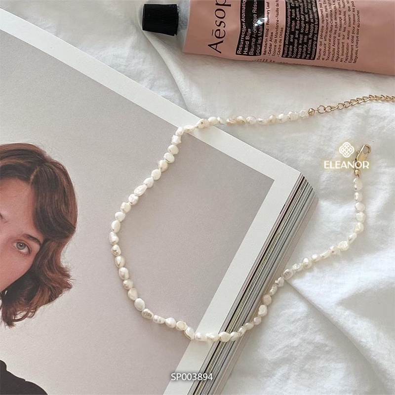 Dây chuyền nữ ngọc trai nhân tạo Eleanor Accessories dạng chuỗi hạt phụ kiện trang sức 3894
