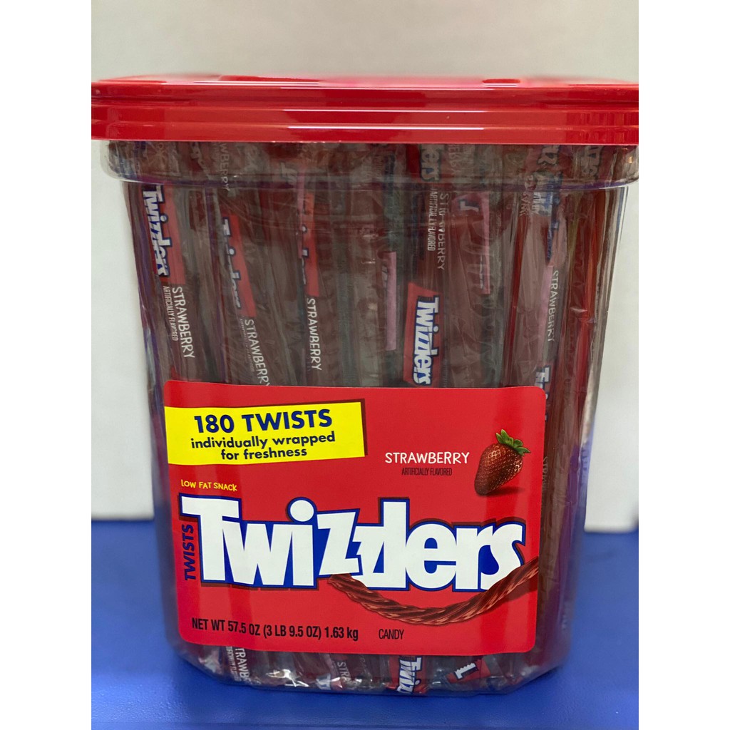 Kẹo Dẻo Trái Cây Vị Dâu Twizzlers - Mỹ