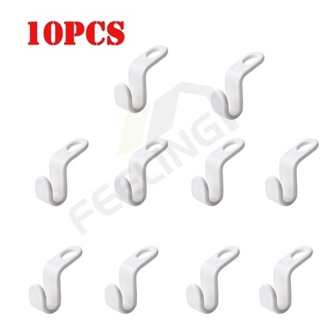 10 Set Móc Treo Đồ Bằng Nhựa Đa Năng Tiết Kiệm Không Gian