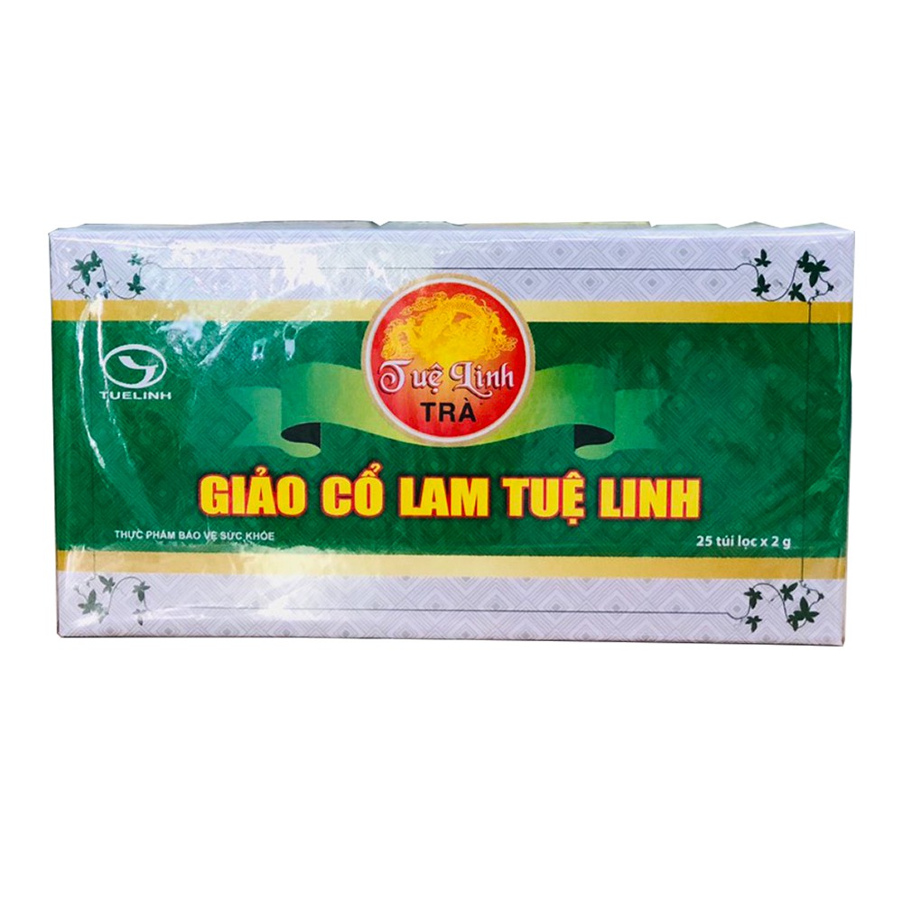 Trà Giảo Cổ Lam Tuệ Linh - Giúp hạ mỡ máu, giảm cholesterol toàn phần, ngăn ngừa xơ vữa mạch máu (Hộp 25 Túi)