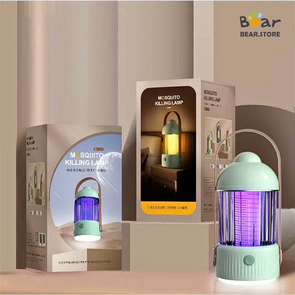 Đèn Bắt Muỗi Đa Năng Với Dung Lượng Pin 4000mAh Không Dùng Hóa Chất Bảo Vệ Sức Khỏe Gia Đình Và Trẻ Nhỏ