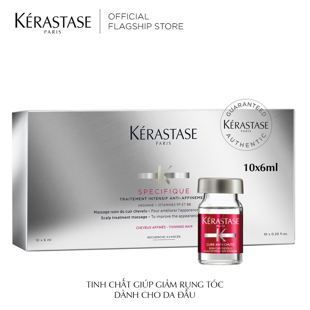 Huyết thanh chống rụng và mọc tóc KERASTASE CURE ANTI CHUTE Specifique   10x6ml