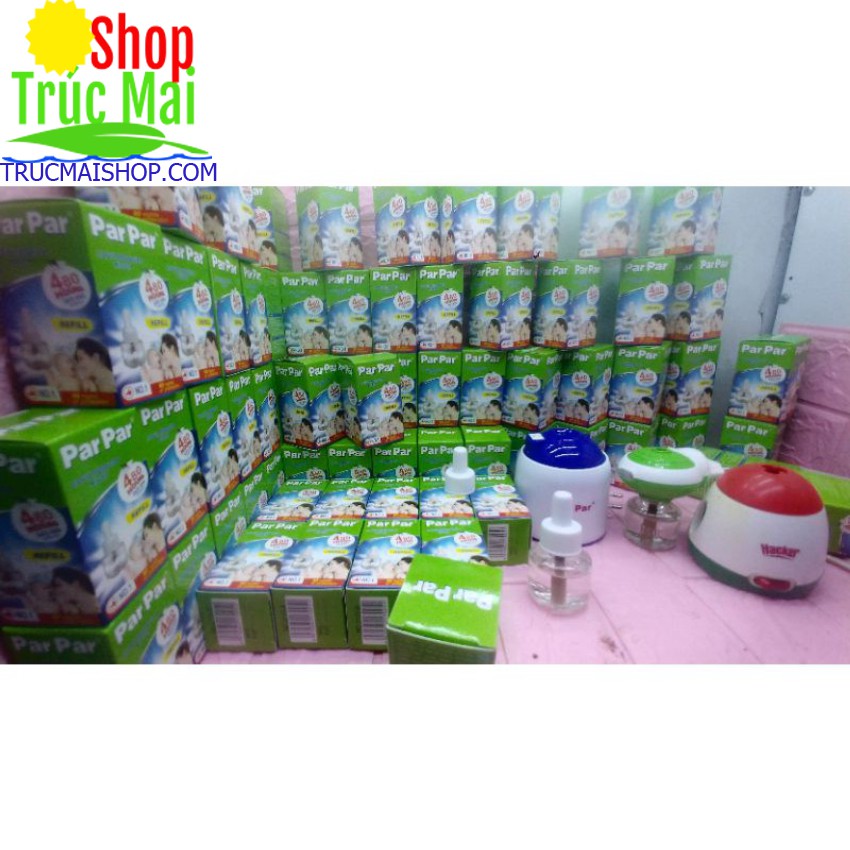 Tinh dầu đuổi muỗi Parpar chính hãng Cho các loại máy đuổi côn trùng