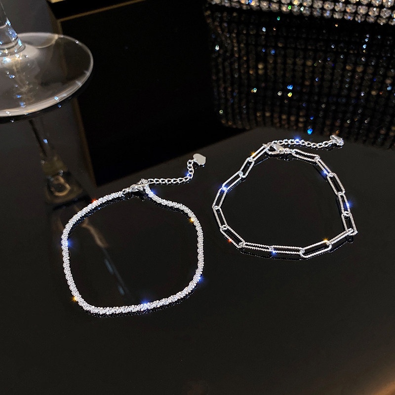 Vòng tay mạ bạc 925 thiết kế kiểu dáng thời trang dành cho nữ