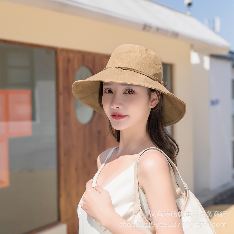 Nón Rộng Vành Nữ Thời Trang Chống Nắng Đi Biển, Đi Du Lịch, Vành Nón Có Gọng Điều Chỉnh- SOHANEI FAM