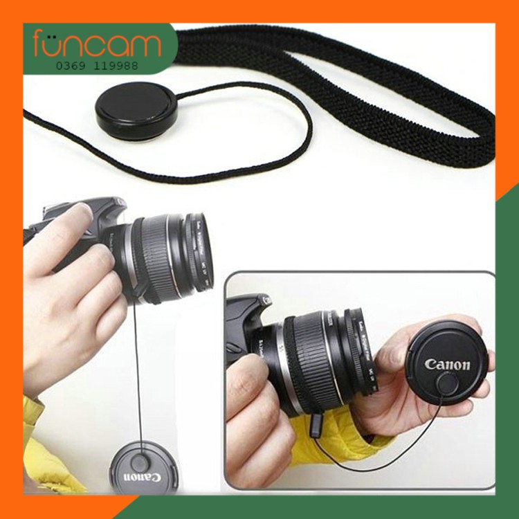 Dây chống rơi nắp lens máy ảnh