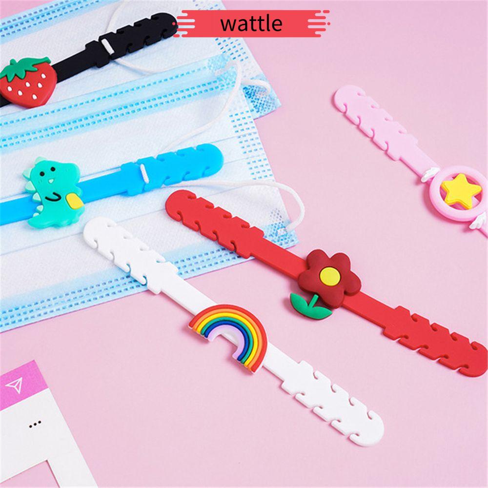 Đai móc mở rộng khẩu trang bảo vệ tai làm giảm đau điều chỉnh được thiết kế hoạt hình đáng yêu dành cho trẻ em