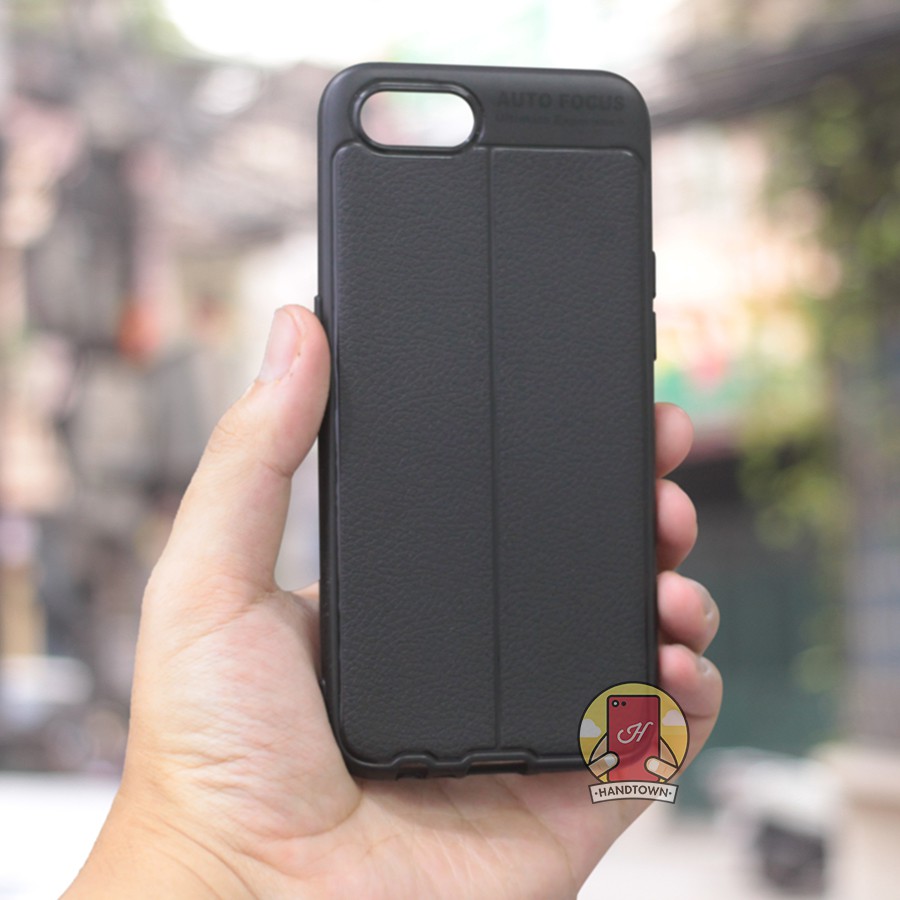 Ốp lưng Realme C2 / Oppo A1k silicon giả da, chống sốc Auto Focus