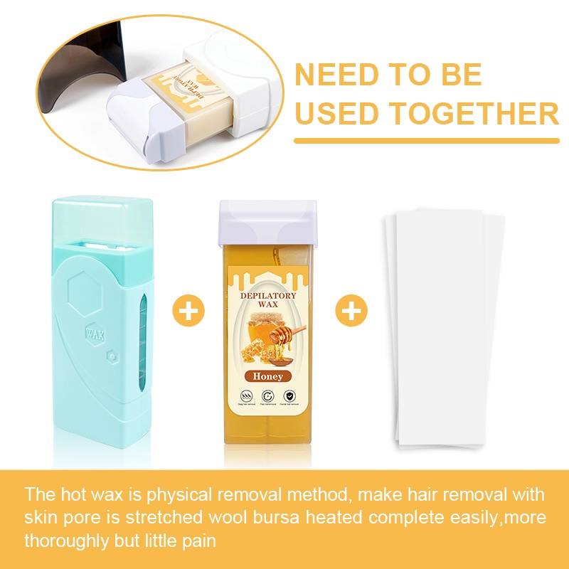 Sáp tẩy lông RUOALL 100g cầm tay tiện dụng