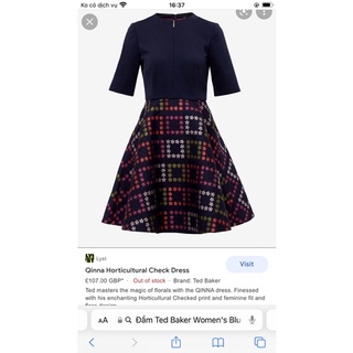 Đầm Ted baker chất đẹp dáng xoè dư xịn