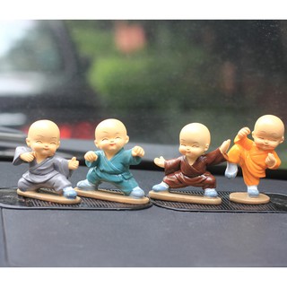 Tượng 04 Chú Tiểu Múa Võ