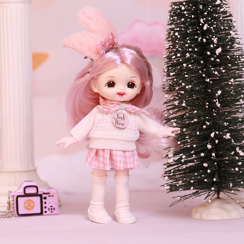 Bộ Búp Bê Công Chúa Đồ Chơi Đáng Yêu Dành Cho Búp Bê 17cm