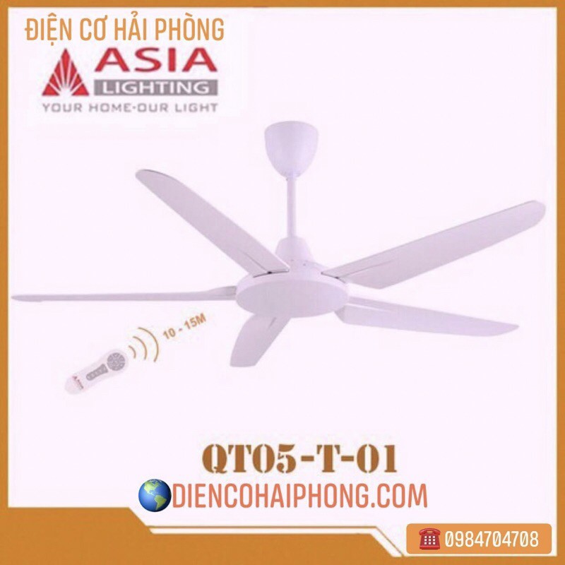 Quạt trần 5 cánh ASIA QT05 chính hãng