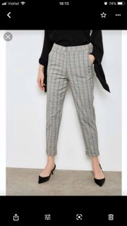 Quần baggy caro