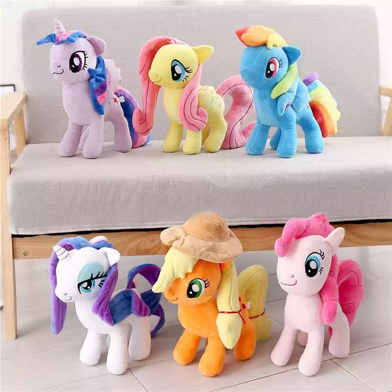 Đồ chơi nhồi bông Hình Con Ngựa Pony Lấp Lánh