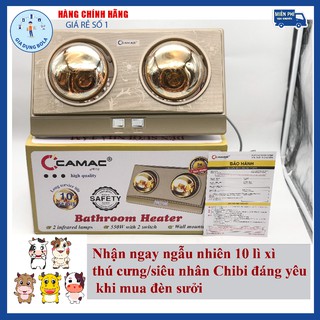 Đèn Sưởi Nhà Tắm 2 Bóng Và 3 Bóng Chống Lóa Mắt - Bảo Hành Chính Hãng 24 Tháng