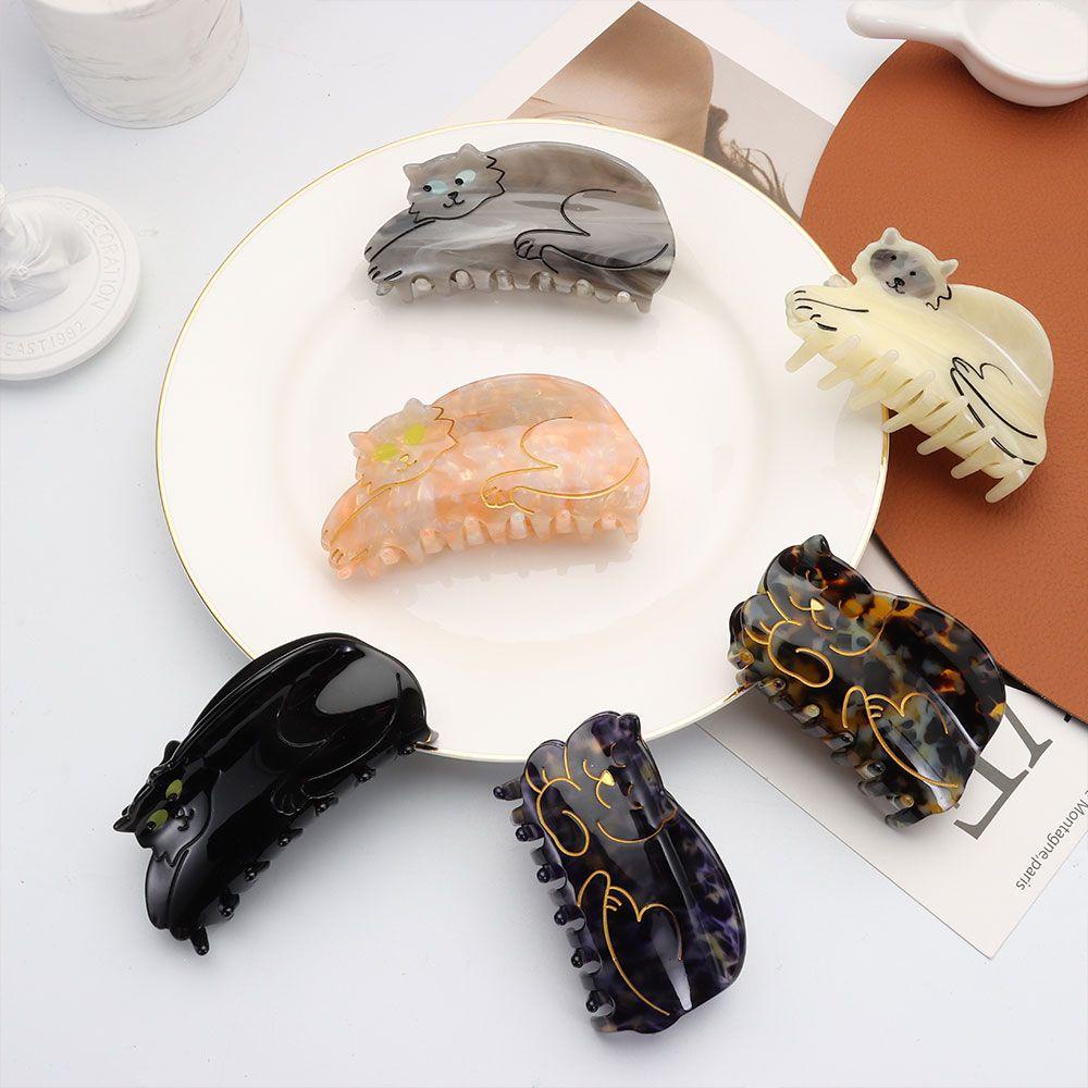 Kẹp Tóc Hình Cá Mập Bằng Acrylic Dễ Thương Cho Nữ