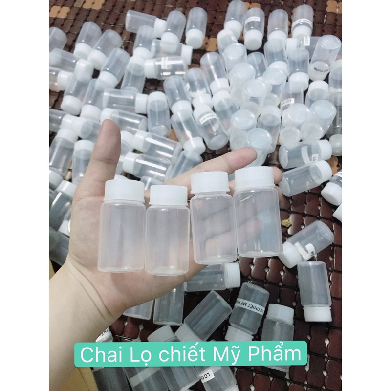 Chai nhựa chiết mỹ phẩm 30ml (nắp Vặn)