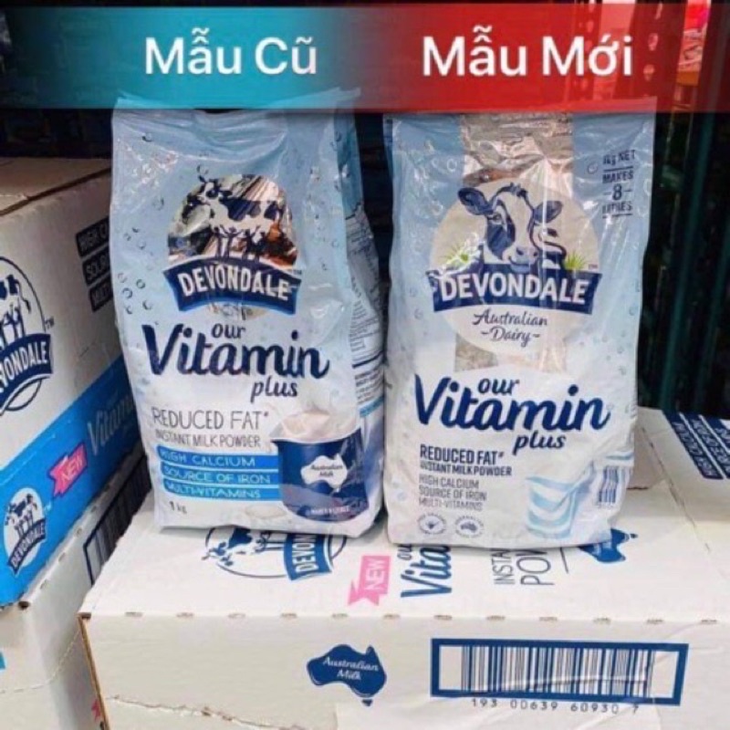 SỮA BỘT DEVONDALE OUR VITAMIN PLUS ÚC 1kg