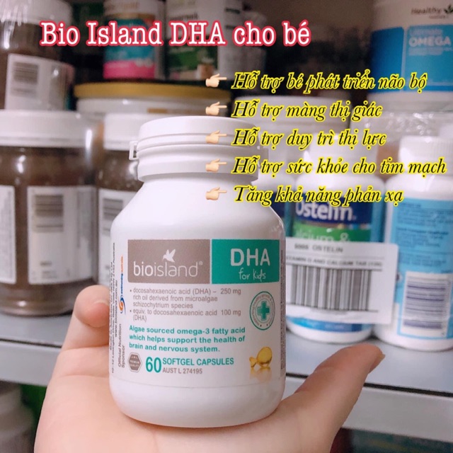 Dha bioisland 60v cho bé