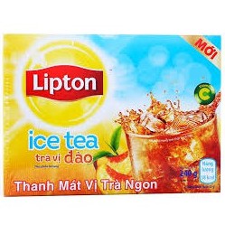 Combo 5 hộp Trà Lipton đào Ice Tea hòa tan hương đào