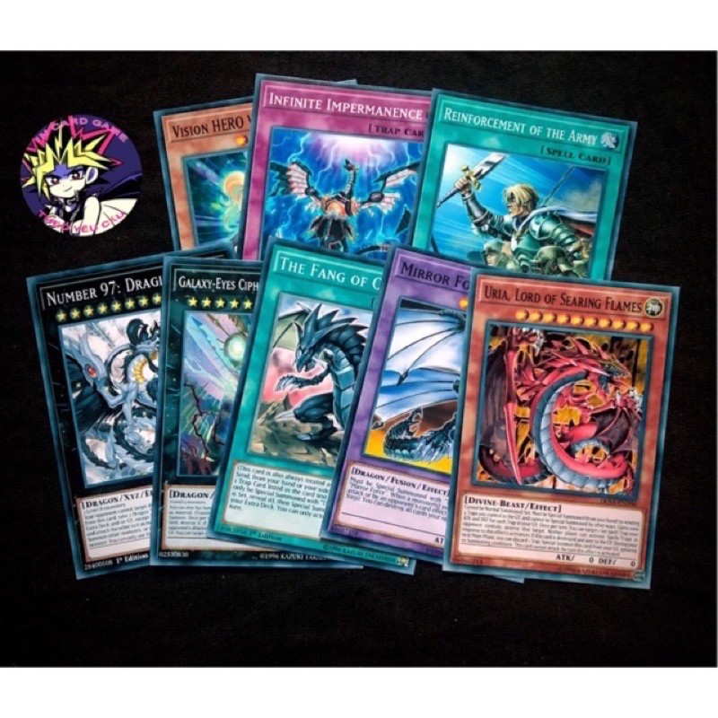 Bài Yugi giấy Tự in - Cục bài yugi hơn 350 tấm hình