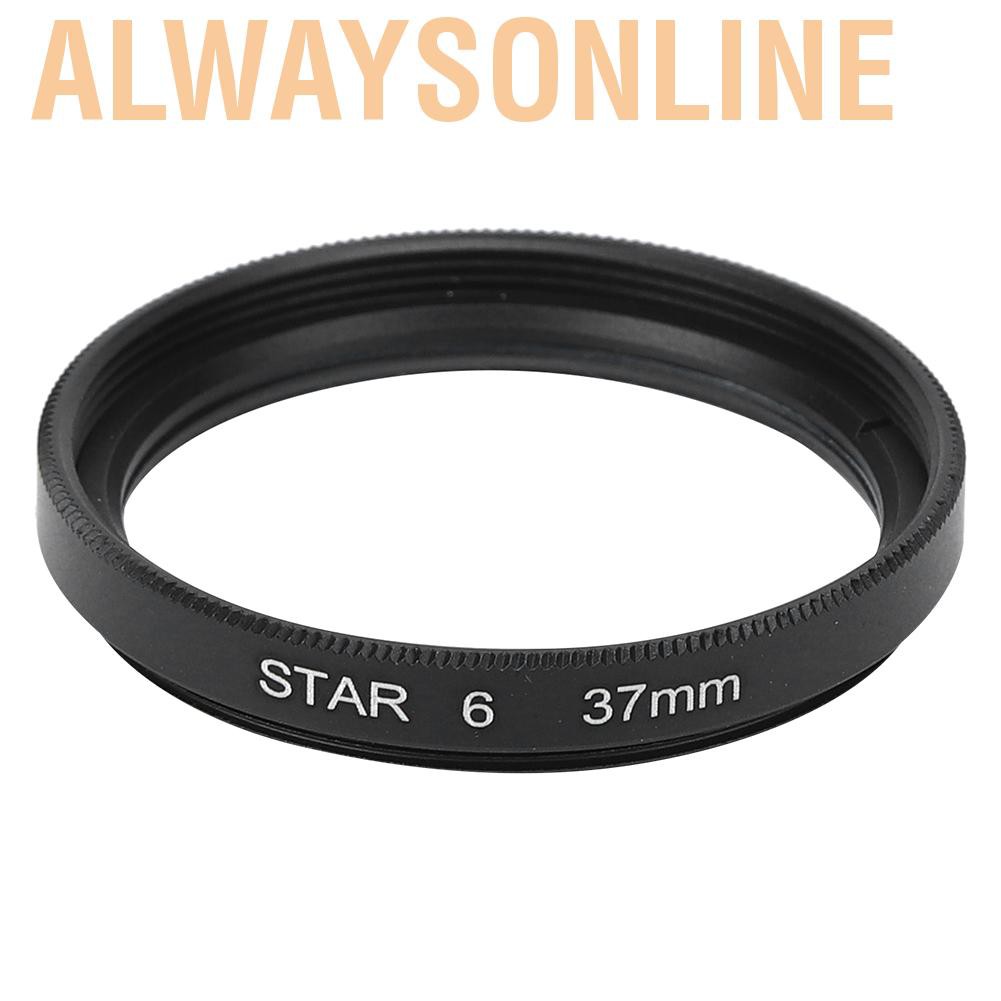 Alwaysonline 37mm Star Lens Filter For Canon/Nikon/Sony/Pentax/Olympus/Fujifilm Interface