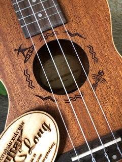 Đàn Ukulele Concert Full Gỗ Có Equalizer - CB25