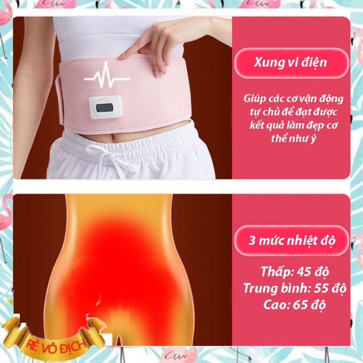 Máy Massage Bụng Đa Năng⚡⚡Đai Massage Giảm Mỡ Bụng Nhanh Chóng Hiệu Quả