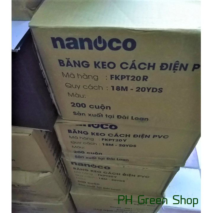 Băng keo cách điện Nanoco chính hãng