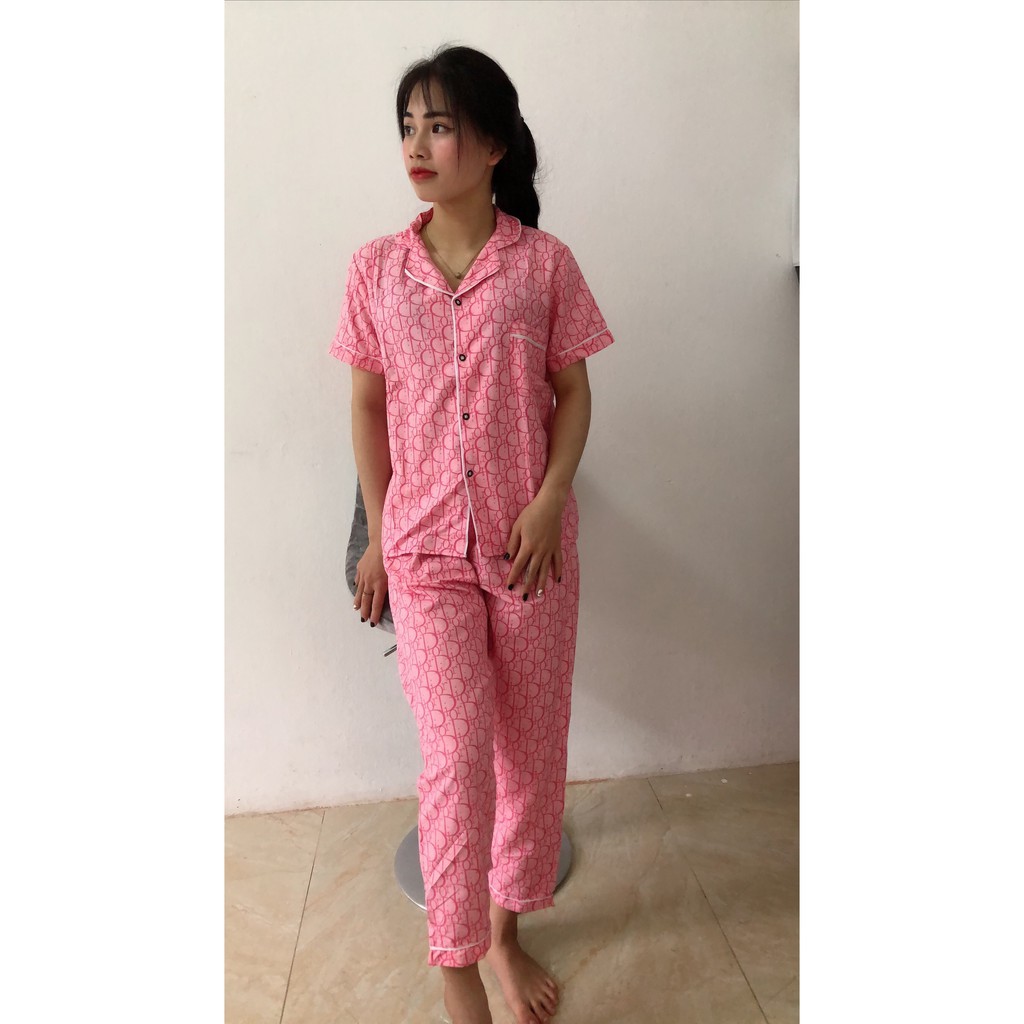 Bộ Pijama 🏆SALE🏆  Quần áo Pijama Kate thái lan Big Size Đồ Ngủ Mặc Nhà Tay Ngắn Quần Dài Chất Đẹp Nhiều Màu ༴