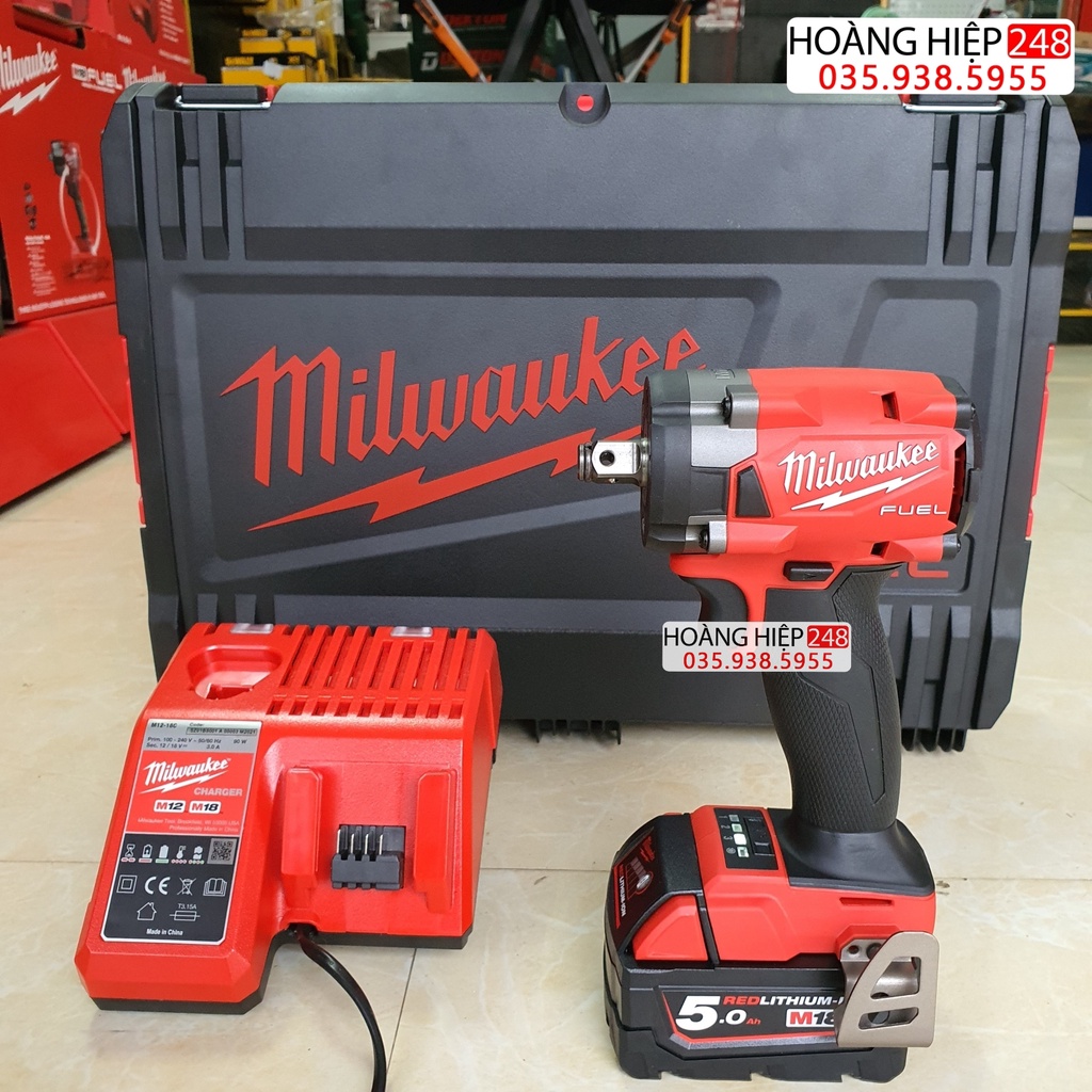 [CHÍNH HÃNG] Máy vặn bulong Milwaukee M18 FIW212 Chính Hãng (mã Mỹ 2555-20)