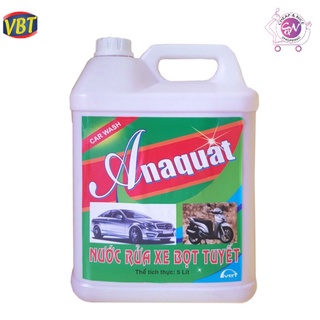 Nước rửa xe bọt tuyết anaquat vbt can 5l