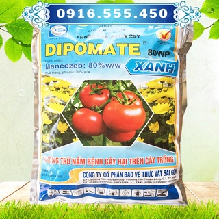Thuốc trừ bệnh mancozeb xanh 80wp dipomate 1kg
