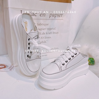 Giày sục thể thao độn đế 6cm ⚡ANDUSTORE⚡️(Video + Ảnh thật)