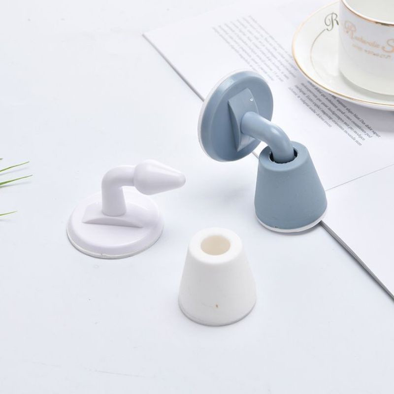 Dụng Cụ Chặn Cửa Chống Va Chạm Bằng Nhựa Tiện Lợi.