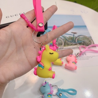 Móc khoá silicon ngựa Pony