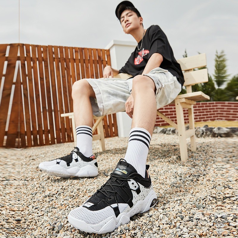 Giày Thể Thao Nam Chính Hãng PEAK Taichi Sound Wave E02757E, Công Nghệ TAICHI Cực Êm, Phối Đồ Thời Trang Cực Chất