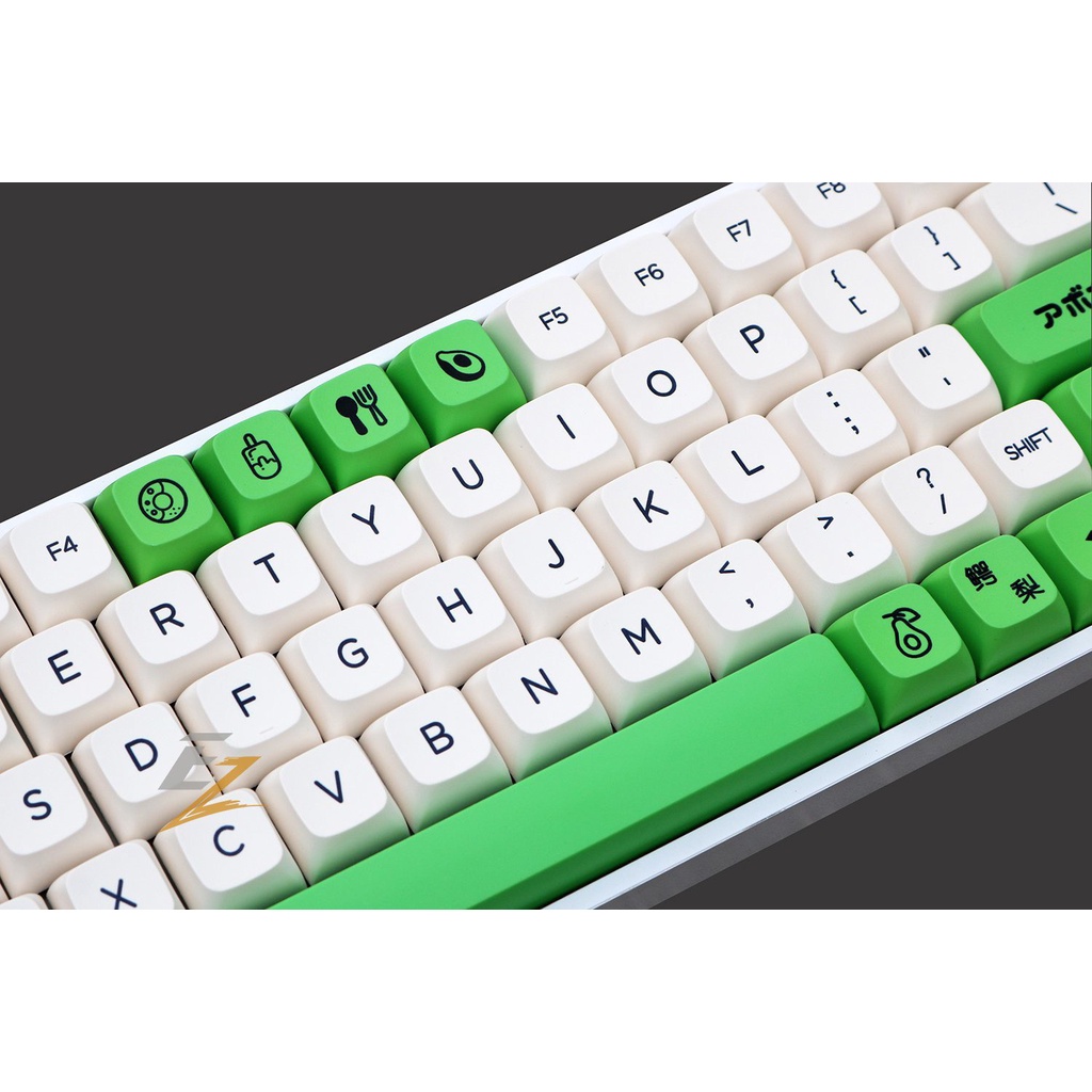 KEYCAP XDA THICK PBT AVOCADO & MILK 137 PHÍM CHO BÀN PHÍM CƠ