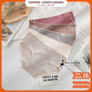 QUẦN LÓT NỮ COTTON NANO VANVENE VIỀN REN MỚI CẠP VỪA LÓT KHÁNG KHUẨN MỚI Q333