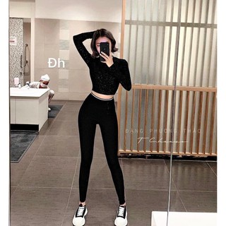 Quần legging TM chất umi Hàn siêu đẹp siêu ôm hot hit