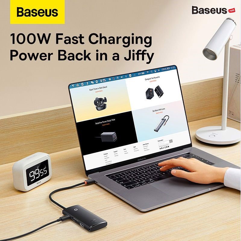 Hub Mở Rộng Kết Nối Baseus Lite Series HUB Docking Station