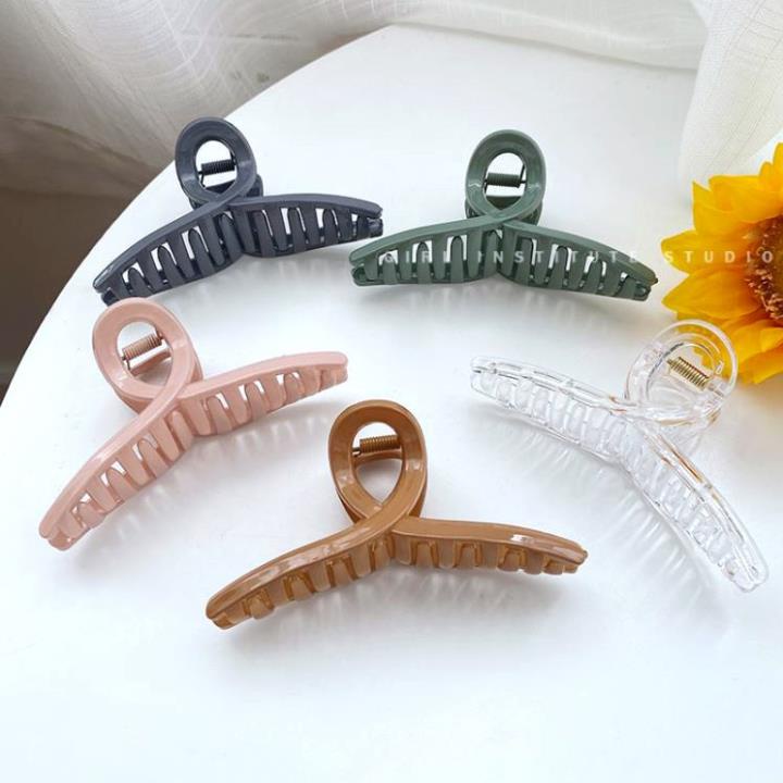 Kẹp Tóc Hàn Quốc, Kẹp Tóc Càng Cua Size 10cm Nhiều Màu Đơn Giản Cá Tính C61