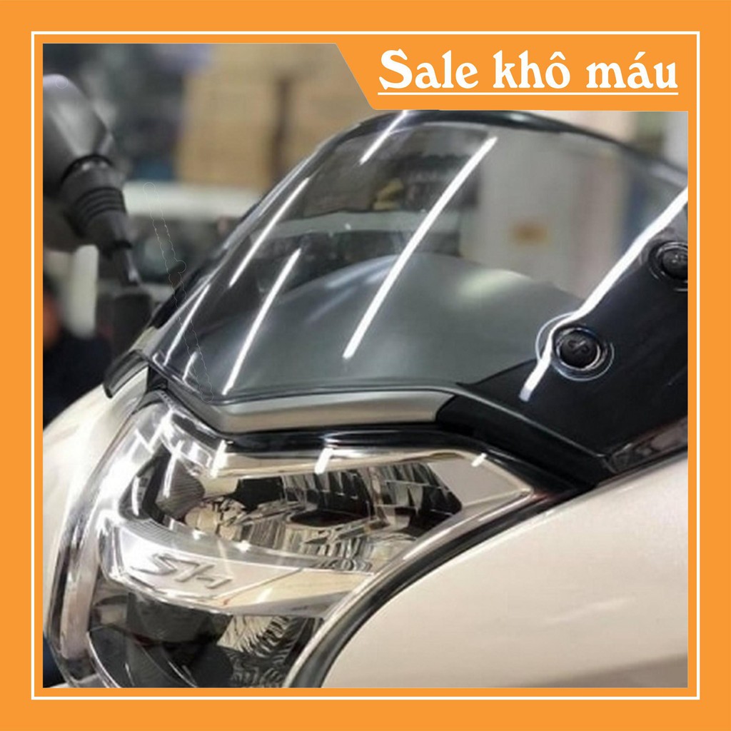 ( SH 150, 125 2017 ) Mão chắn gió, ốp đầu, kính chắn gió SH 150 125i nhựa ABS ĐEN BÓNG (BAO GIÁ)