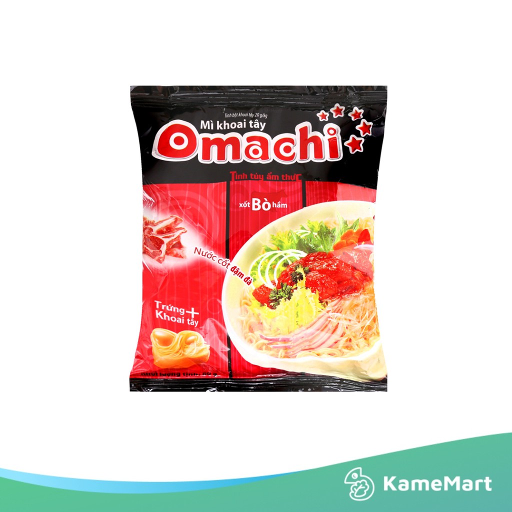 Combo 5 Gói Mì Omachi Xốt Bò Hầm