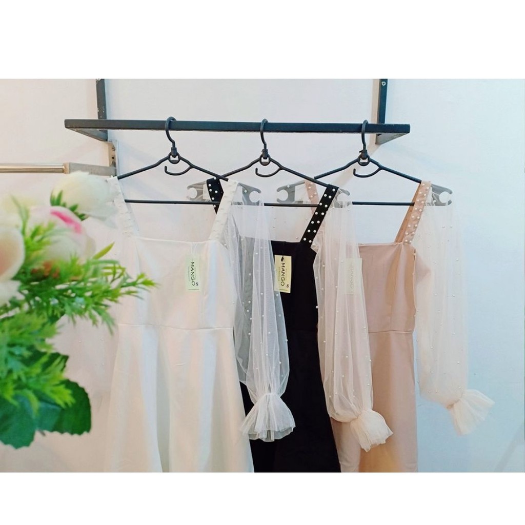 Đầm Dự Tiệc Trễ Vai Đính Ngọc GIN DRESS | BigBuy360 - bigbuy360.vn