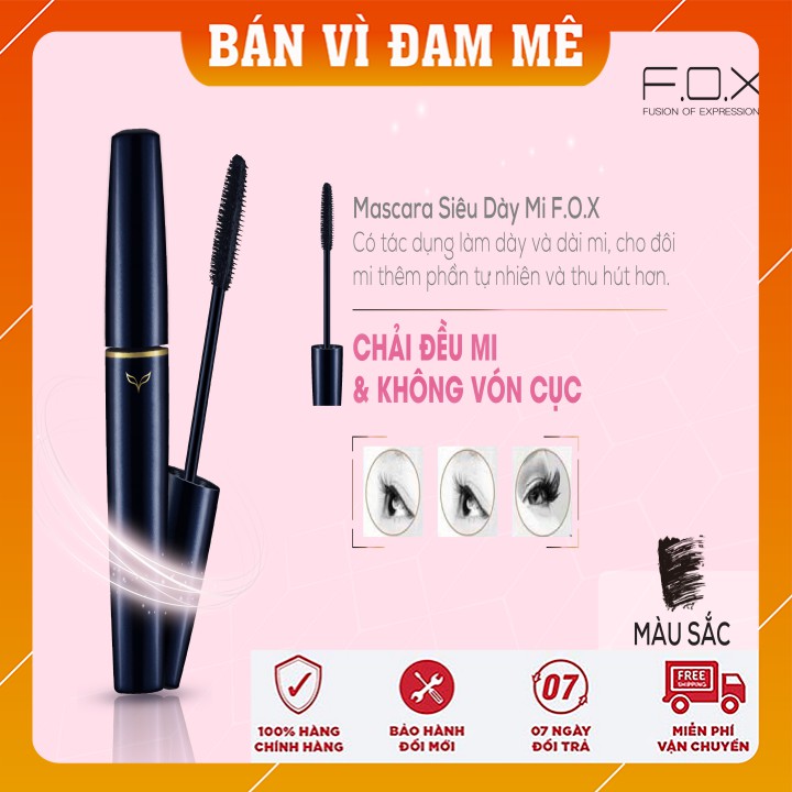MASCARA SIÊU DÀY F.O.X VOLUME FV01