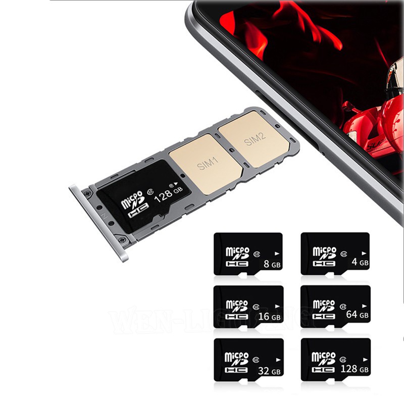 Thẻ Nhớ 128gb 64gb 32gb 16gb 8gb Microsd Tf / Sd Cho Điện Thoại / Máy Tính Bảng