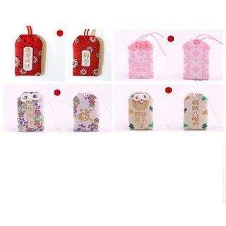 Túi gấm Omamori may mắn có kèm túi chống nước túi phước trăng tri trưng bày đẹp